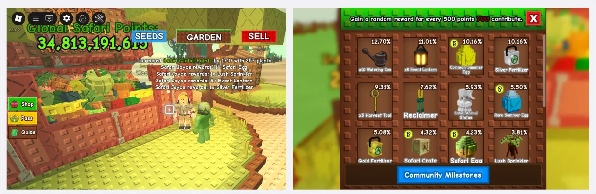 Grow a Garden Safari Harvest Event Guides- Image