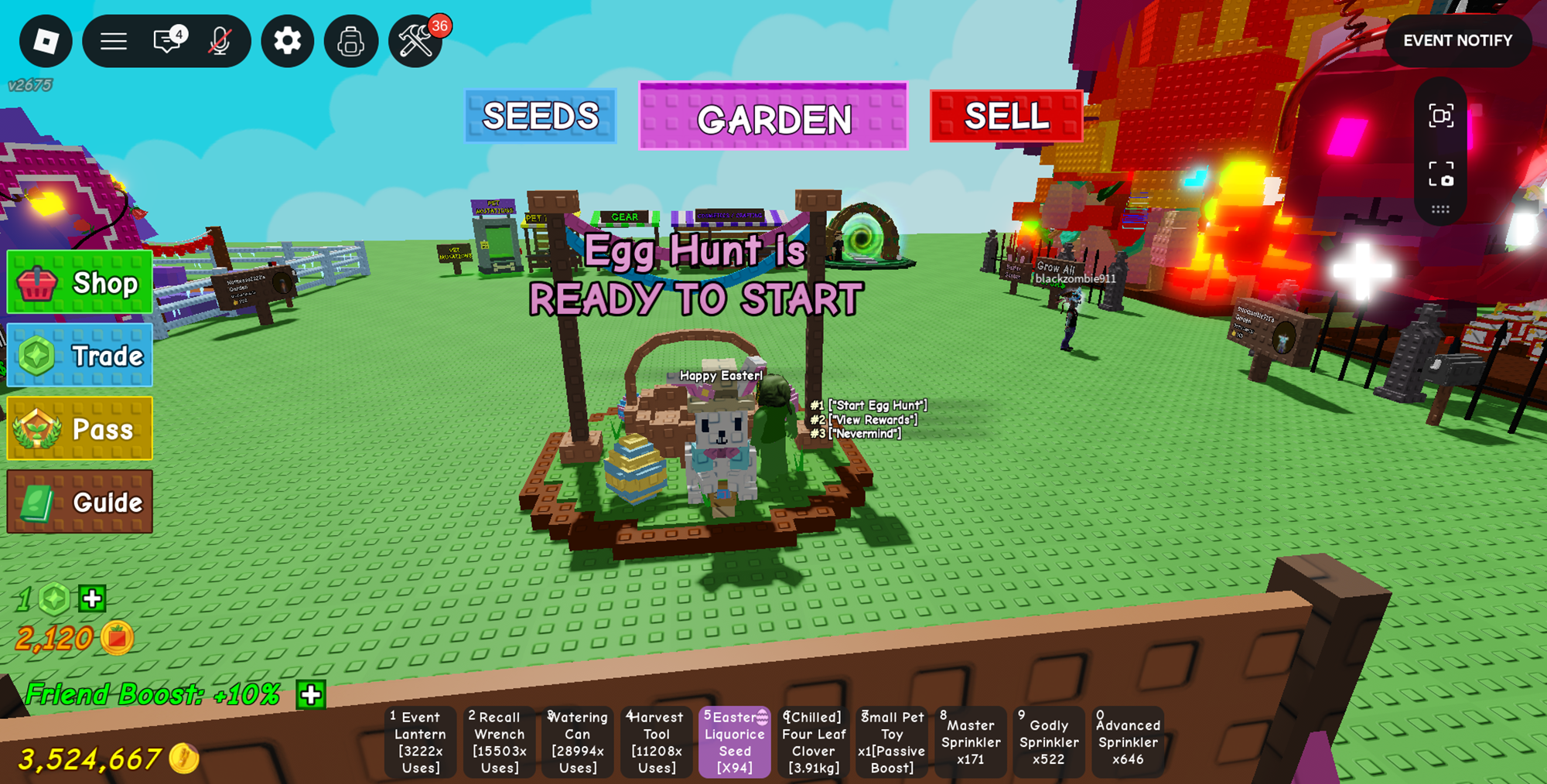 Grow a Garden 🐰🍫EASTER Event🍫🐰 Guides - Image 1