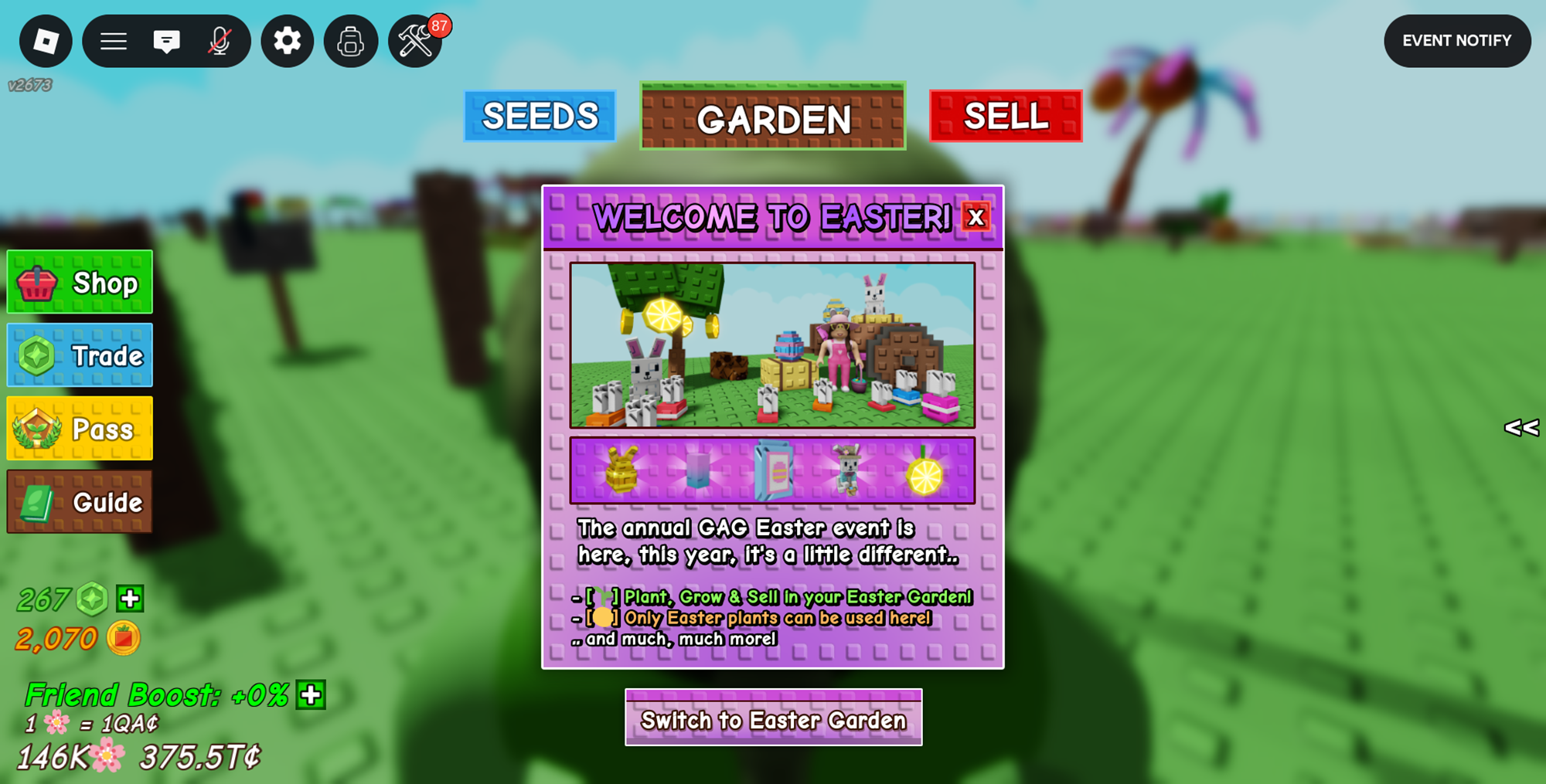 Grow a Garden 🐰🍫EASTER Event🍫🐰 Guides - Image 3