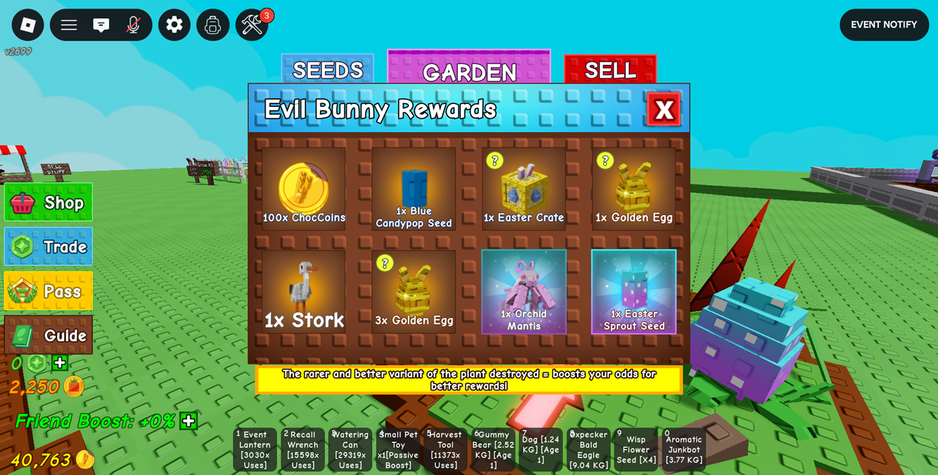 Grow a Garden 🐰🍫EASTER Event🍫🐰 Guides - Image 13
