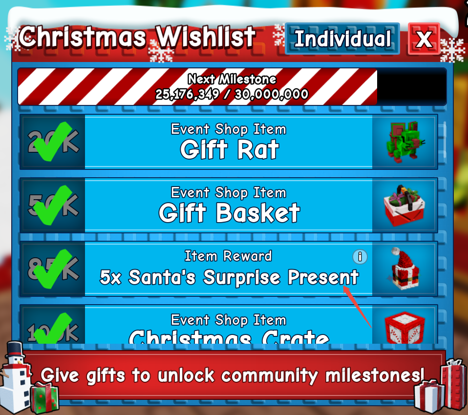grow a garden christmas prize