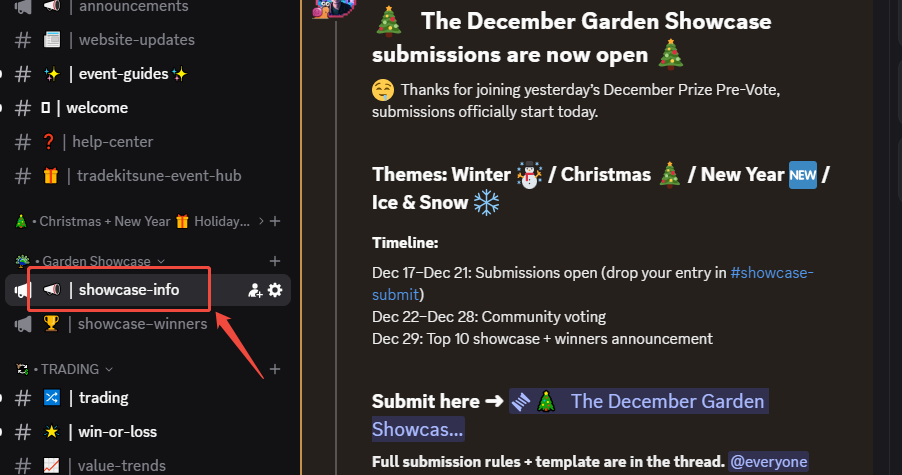 grow a garden discord showcase
