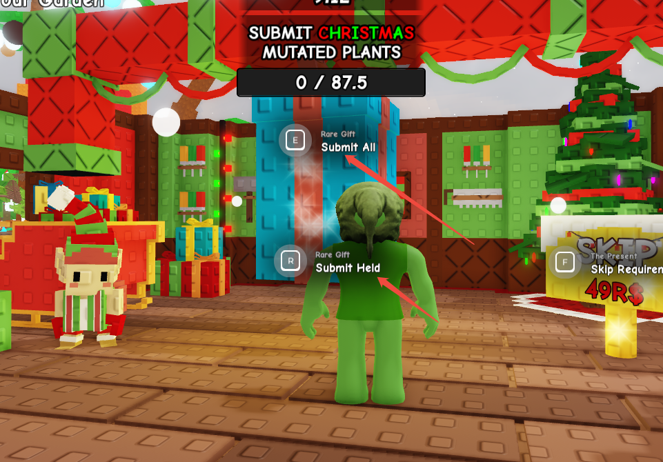 grow a garden elfs house submit