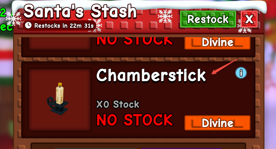 1. Buy the ChamberStick in Grow a Garden