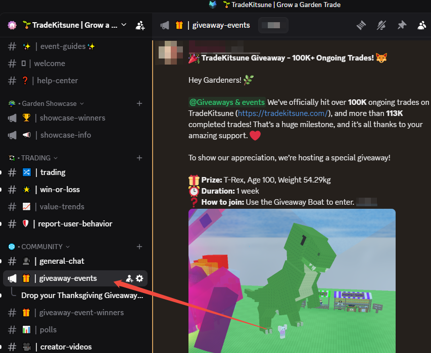 grow a garden discord giveaway