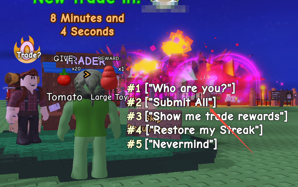 grow a garden trader event mission
